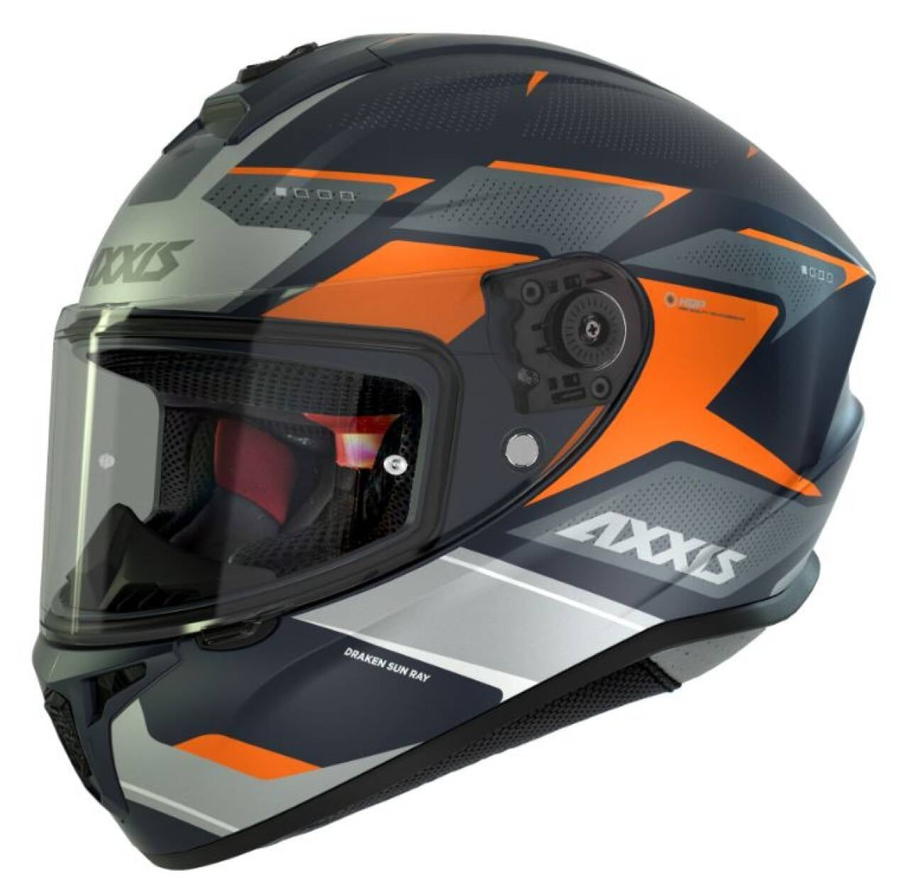AXXIS - CASCO DRAKEN S SUNRAY C4 NJ FLUOR MATE – 2 – Maximomoto PT