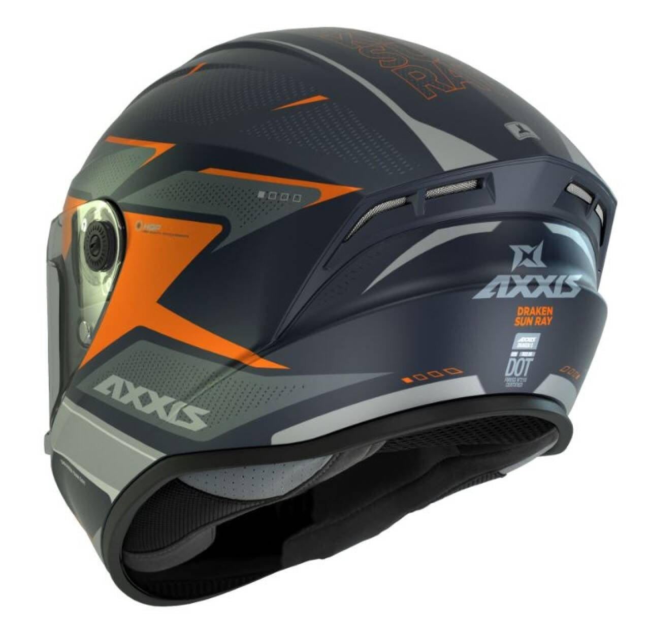 AXXIS - CASCO DRAKEN S SUNRAY C4 NJ FLUOR MATE – 4 – Maximomoto PT