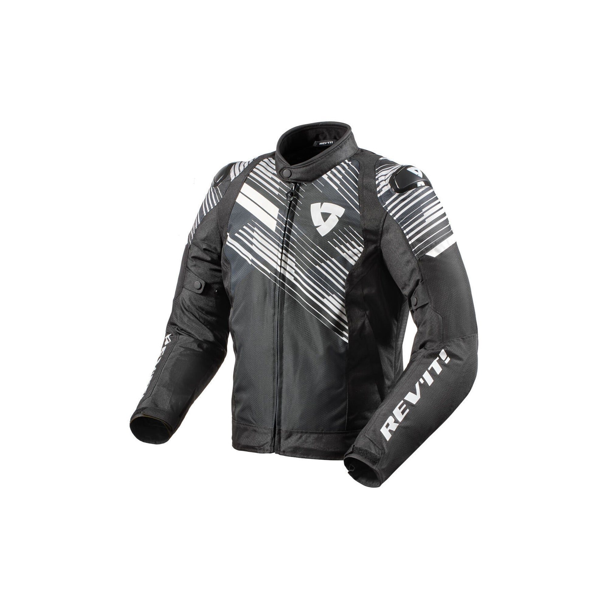 REVIT - APEX TEXTILE MAN BLACK/WHITE JACKETS – 1 – Maximomoto PT