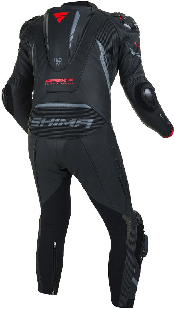 SHIMA APEX RS 1 PC Moto Homem Couro Fatos Preto Vermelho – 2 – Maximomoto PT