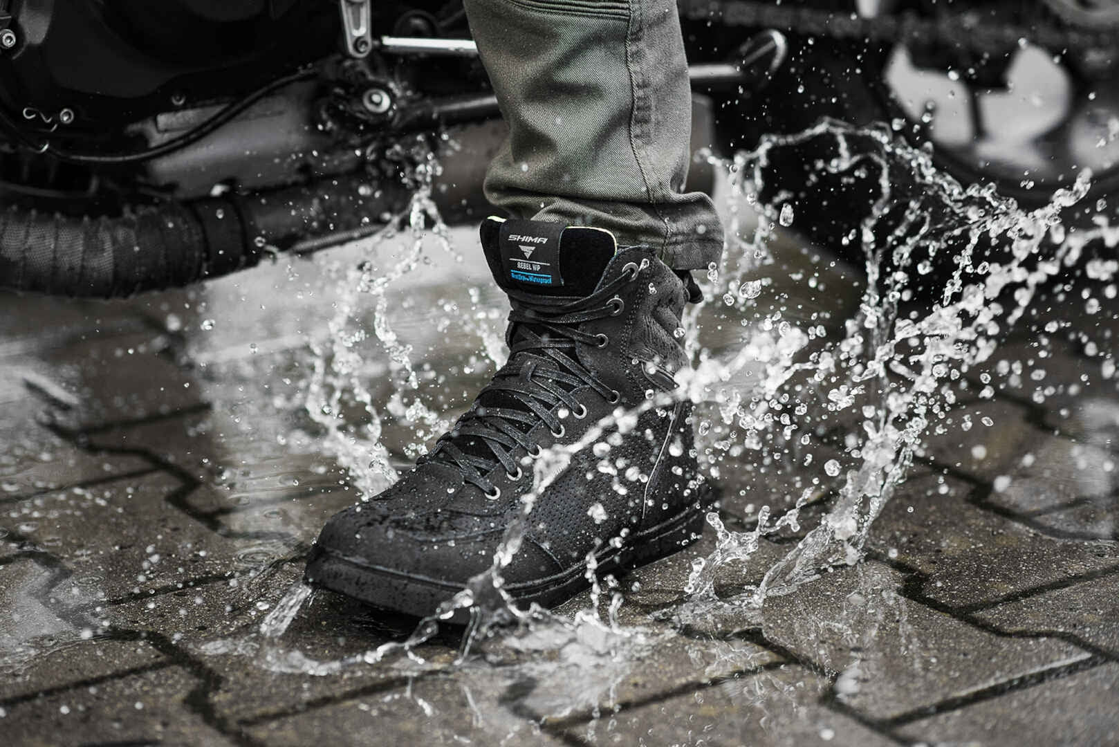 SHIMA REBEL WP MEN BOOTS BLACK - SECURTEX MOTOR S.L (t/a MaximoMoto)