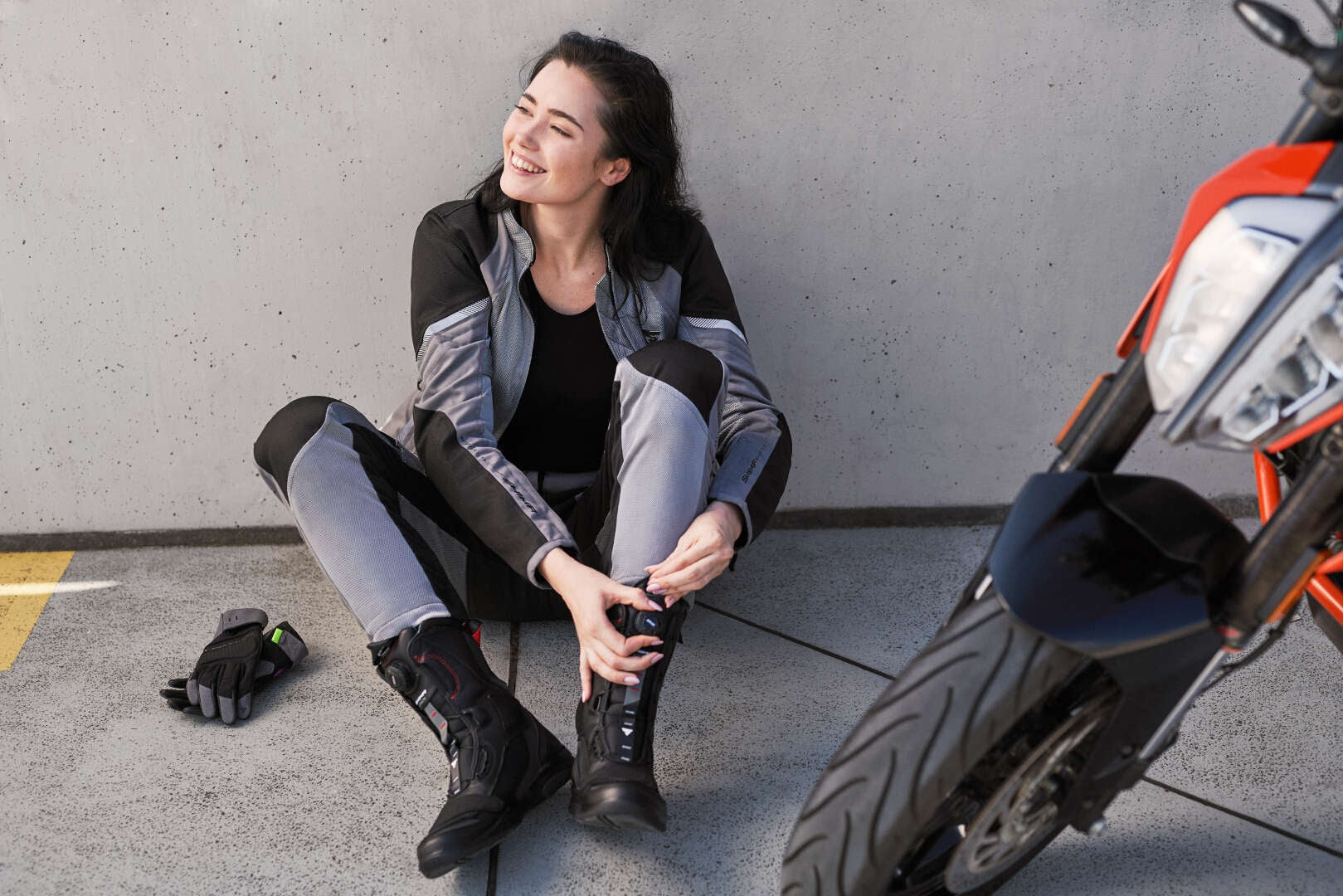 SHIMA STRATO Moto Senhora Touring Botas Preto Vermelho – 4 – Maximomoto PT