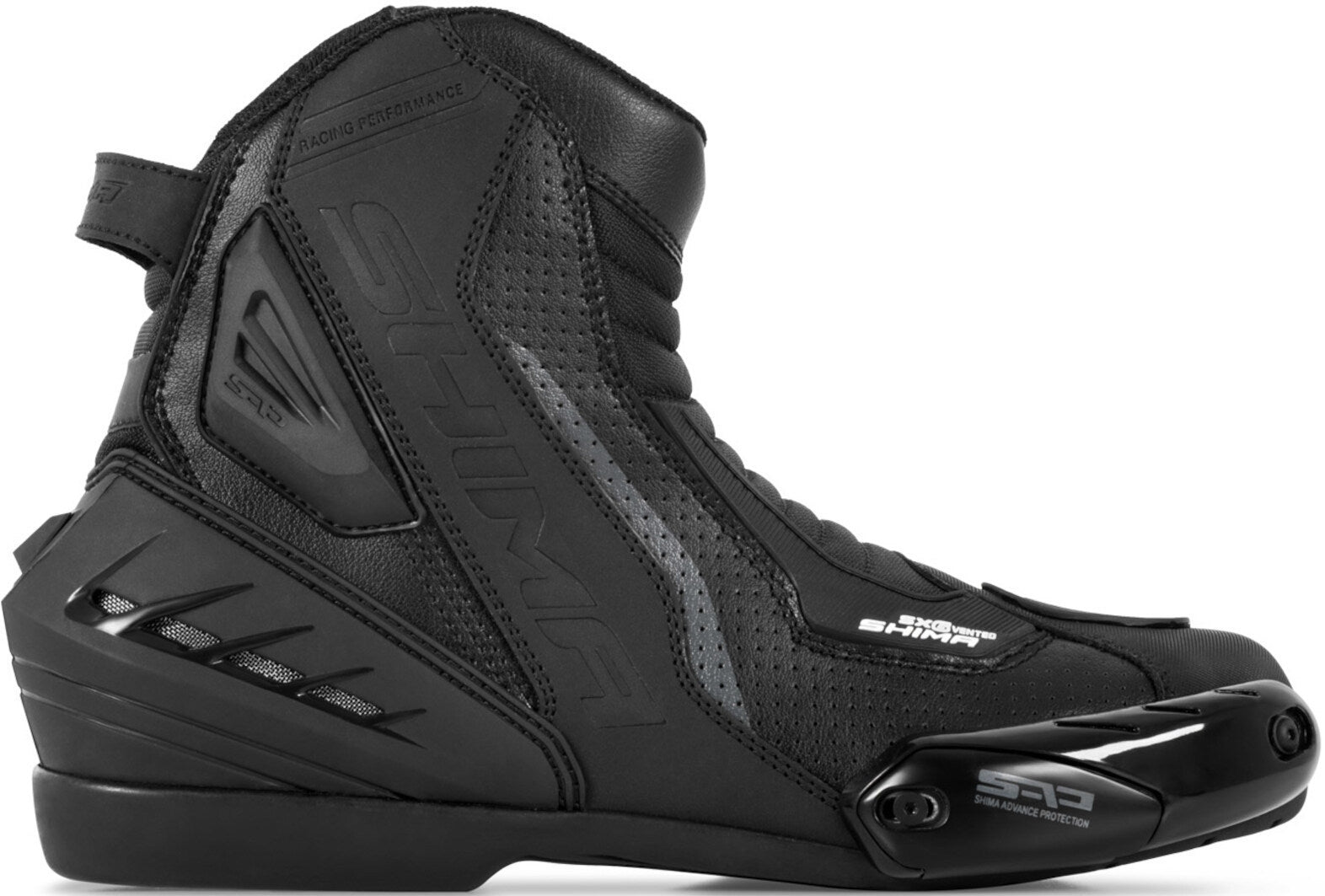 SHIMA SX-6 Moto Urban Botas Preto