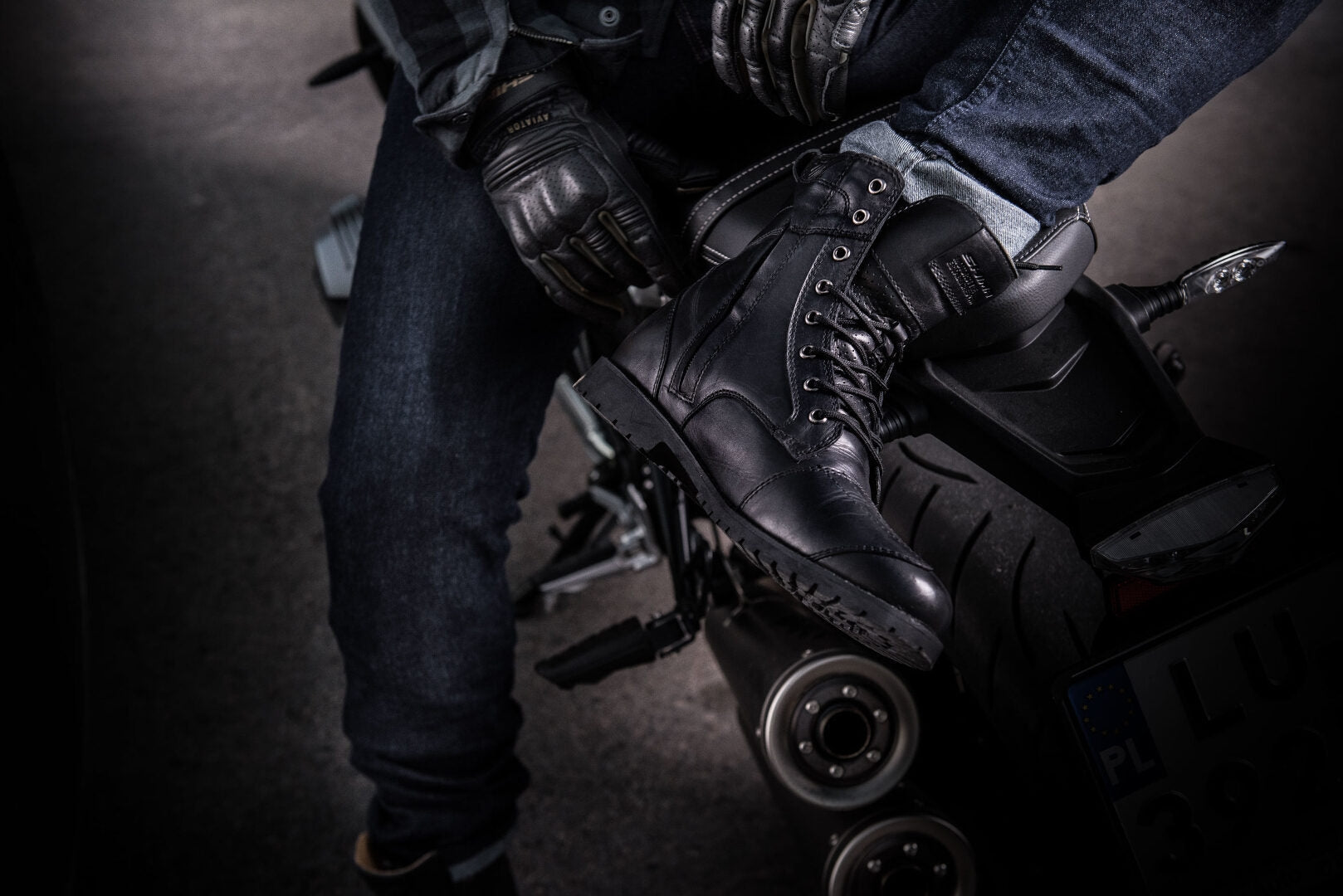 SHIMA THOMSON Moto Homem Touring Botas Preto