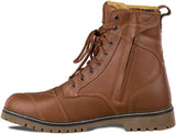SHIMA THOMSON Moto Couro Homem Botas Marrom