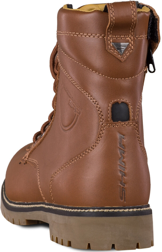 SHIMA THOMSON Moto Couro Homem Botas Marrom