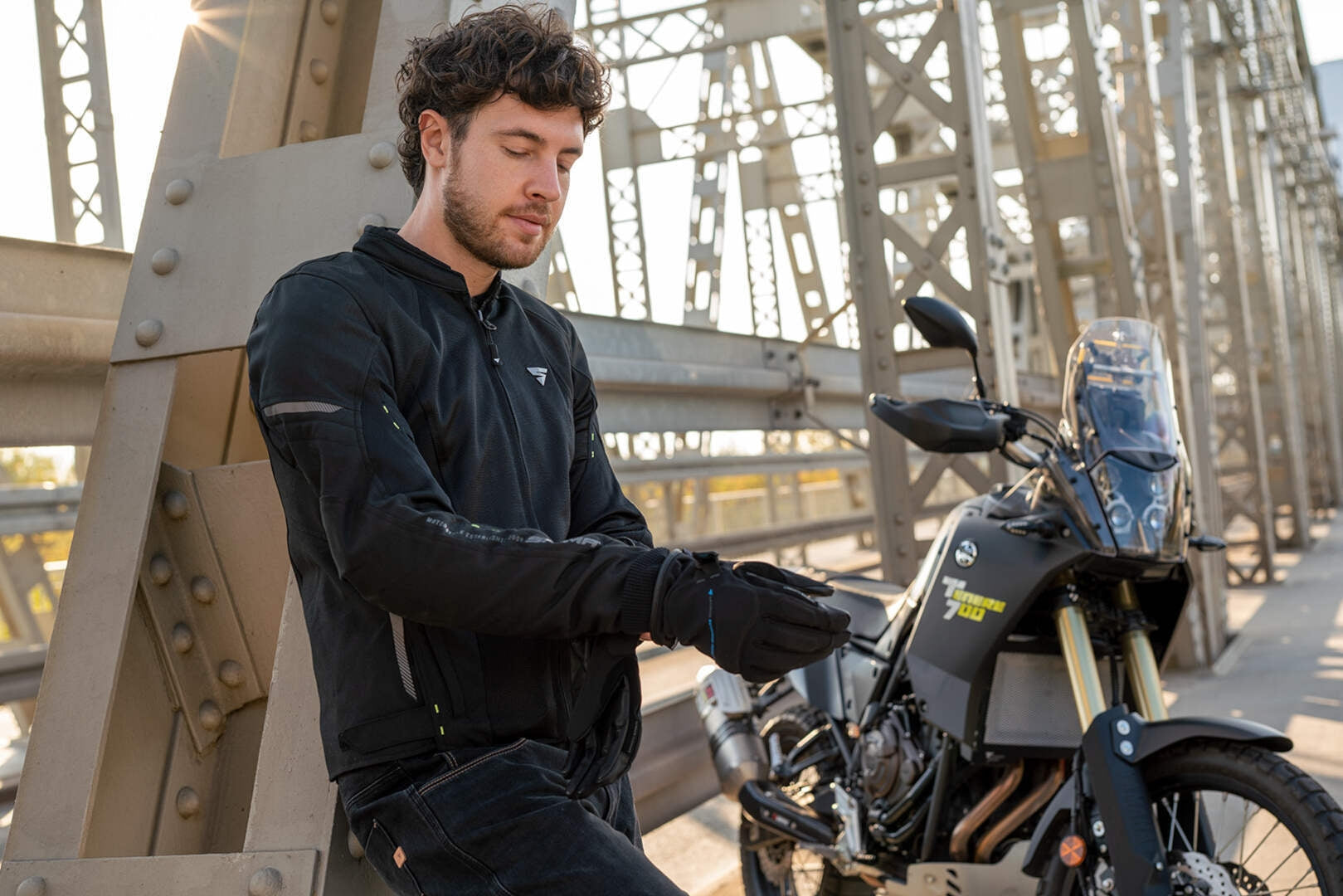 SHIMA JET Moto Homem Casacos Preto