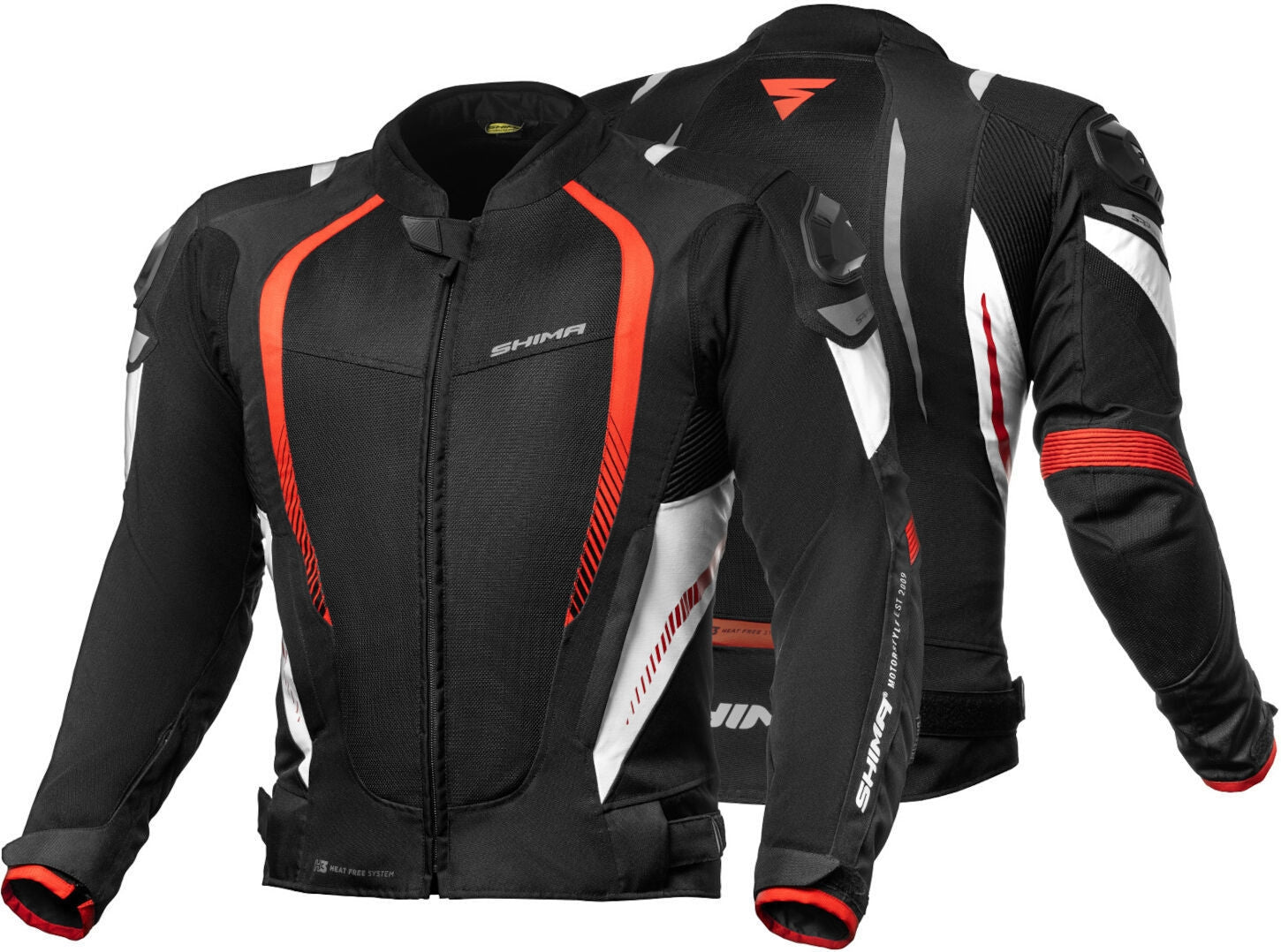SHIMA MESH PRO CASACOS PRETO VERMELHO – 3 – Maximomoto PT