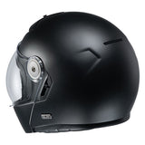 HJC V90 uni casco de moto modular estilo vintage semi mate negro