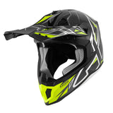 Givi 70.1 VECTOR Carbono Casco de motocross Plata Amarillo