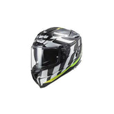 LS2 FF327 CHALLENGER CT2 FLAMES WHITE HV YELL – Maximomoto PT