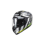 LS2 FF327 CHALLENGER CT2 FLAMES WHITE H-V YELL