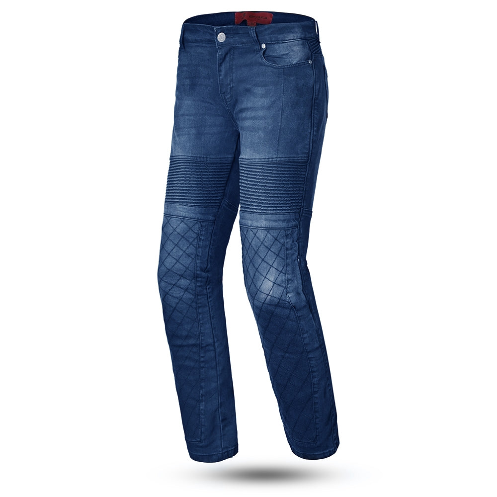 BELA GANGA STREET Moto Calças Senhora Azul-maximomoto.pt-front