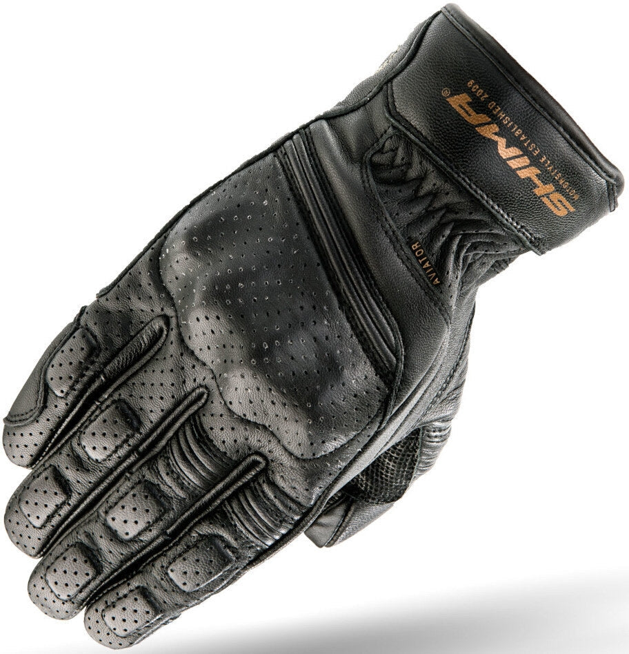 SHIMA AVIATOR BLACK GLOVES – 3 – Maximomoto PT