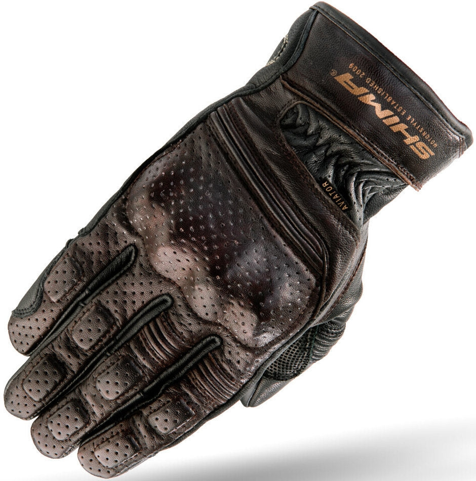SHIMA AVIATOR GUANTES DARK BROWN – 3 – Maximomoto PT