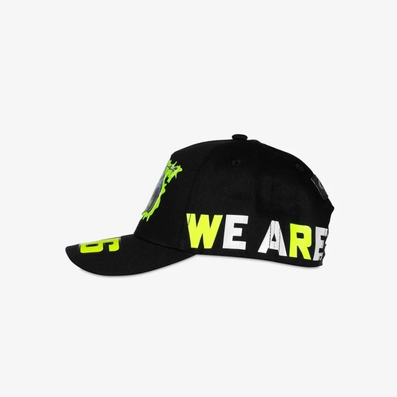VR46 WRT Black hat for children's equipment – 1 – Maximomoto PT