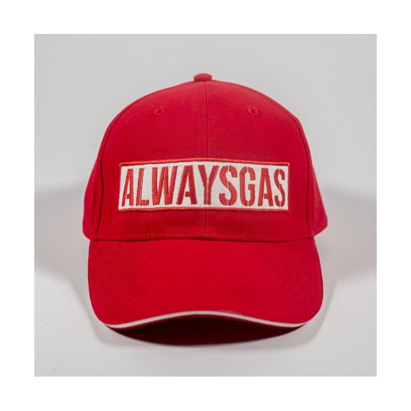AlwaysGas red patchwork baseball cap – 1 – Maximomoto PT