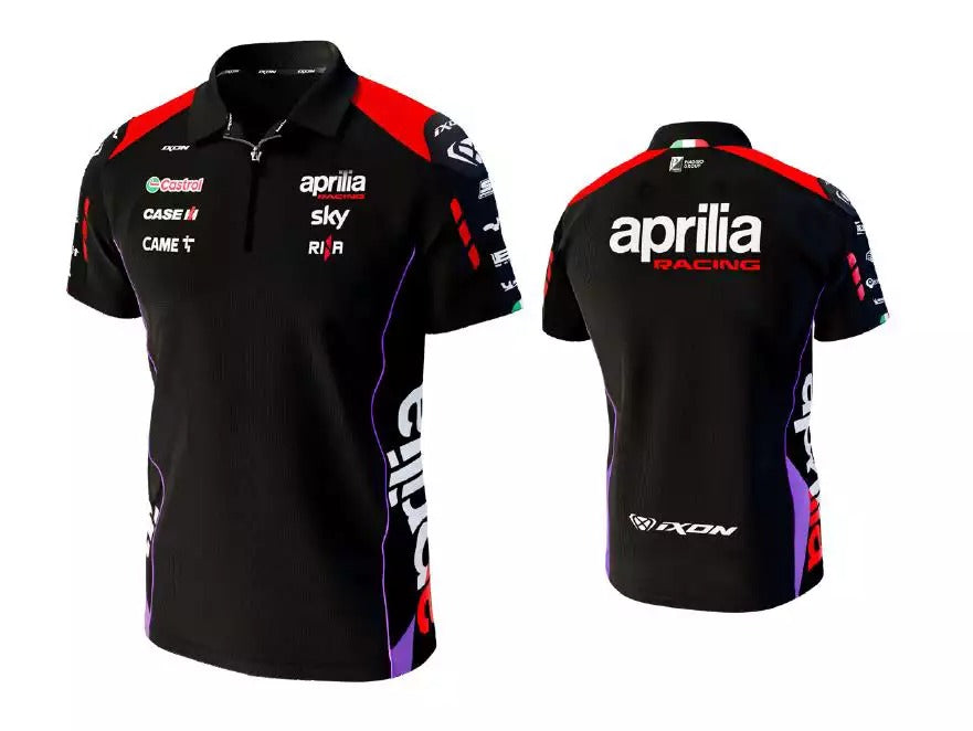 Aprilia Racing 2024 men's polo replica – 1 – Maximomoto PT