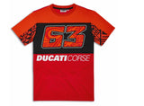 DUCATI CAMISETA BAGNAIA DUAL HOMBRE ROJA