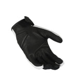 MACNA ASTRILL MOTOCICLETA COURO LUVAS CINZA CLARO PRETO