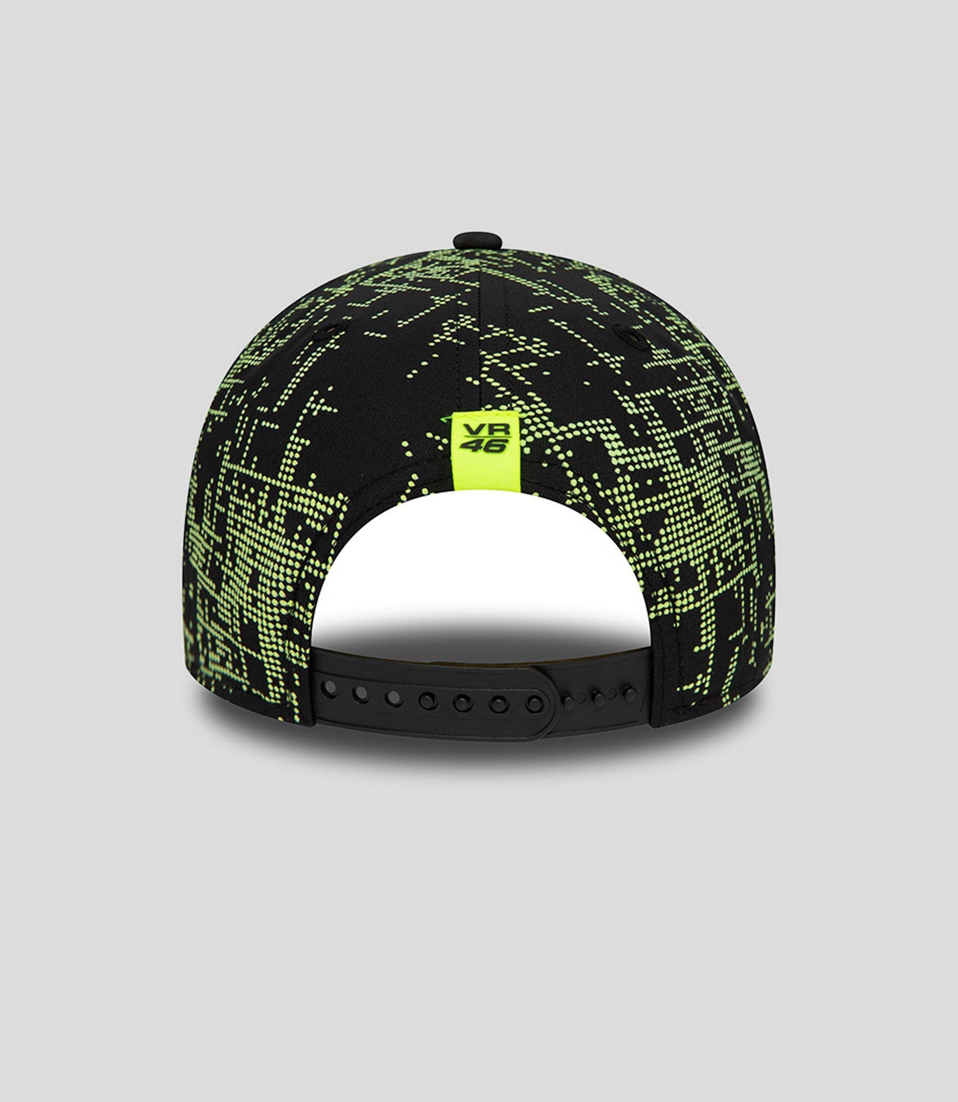 VR46 Unisex New Era Glitch Print 9 Forty Black – 3 – Maximomoto PT