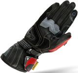 SHIMA STR-2 Moto Corrida Luvas Preto Vermelho