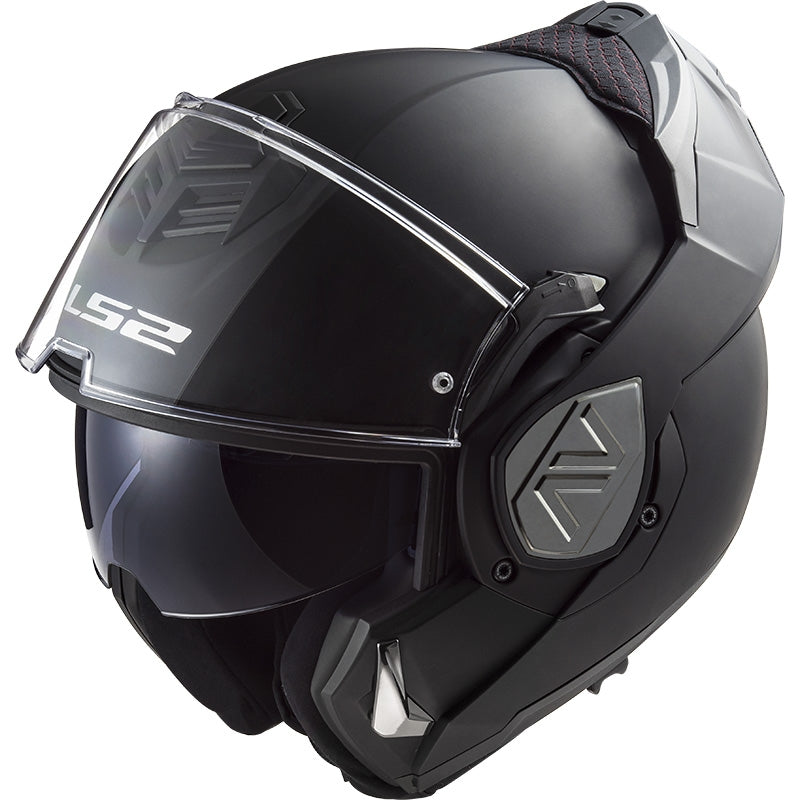 LS2 FF906 ADVANT MOTOCICLETA DE TURISMO CAPACETE MODULAR PRETO FOSCO SÓLIDO – 3 – Maximomoto PT