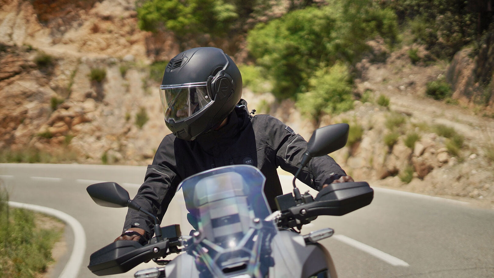 LS2 FF906 ADVANT MOTOCICLETA DE TURISMO CAPACETE MODULAR PRETO FOSCO SÓLIDO – 6 – Maximomoto PT