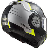 LS2 FF906 ADVANT CODEX DE MOTO MODULAR CAPACETE BRANCO PRETO