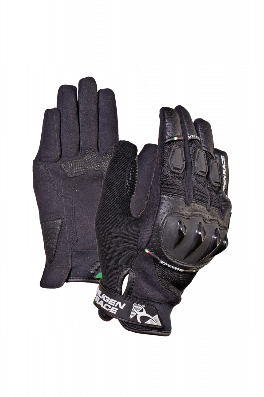 MUGENRACE G-MNR-1667 ROBOGGORE MOTOCICLETA CURTAS LUVAS PRETAS