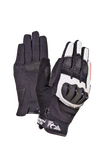 MUGENRACE G-MNR-1667 ROBOGGORE Motocicleta Curtas Luvas Brancas