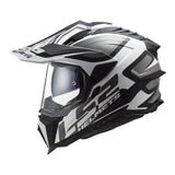 LS2 MX701 EXPLORER ALTER MATT BLACK WHITE-06