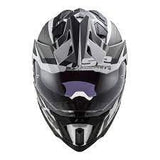 LS2 MX701 EXPLORER ALTER MATT BLACK WHITE-06