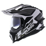 LS2 MX701 EXPLORER ALTER MATT BLACK WHITE-06