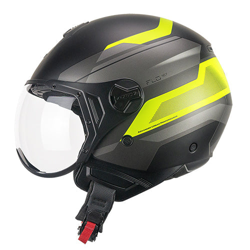 CGM 167K FLO CITY Jet Casco Negro Amarillo Fluo Mate conformado – 1 – Maximomoto PT