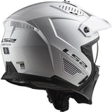 LS2 OF606 DRIFTER CAPACETE ABERTO MOTO BRANCO SÓLIDO