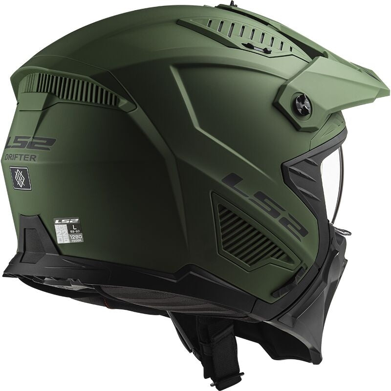 LS2 OF606 DRIFTER SOLID MATT MILITARY GREEN – 4 – Maximomoto PT
