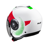 HJC i40N PYLE MC41 Casco Jet Para Moto Para Turismo Urbano