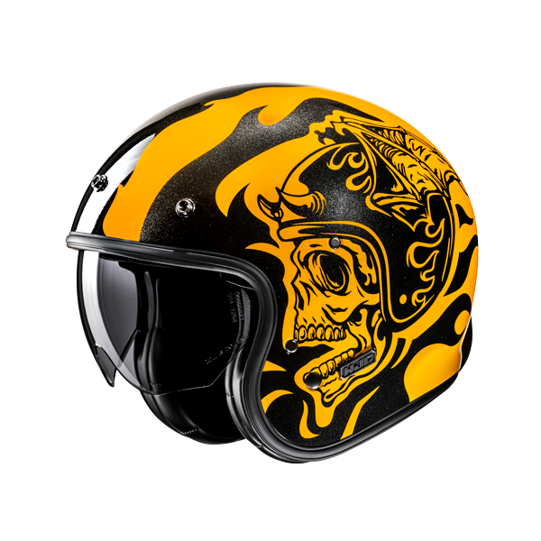 HJC V31 Flame MC3 abierto motocicleta estilo retro clásico Casco – 2 – Maximomoto PT