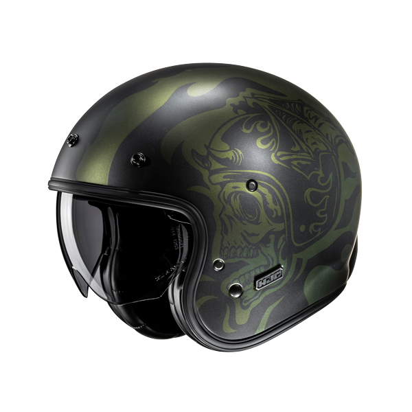 HJC V31 Flame MC4SF Classic Retro Style Motorcycle Helmet – 2 – Maximomoto PT