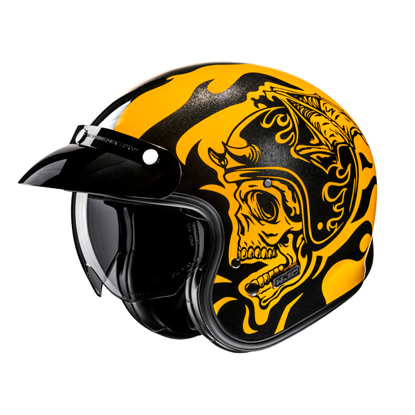 HJC V31 Flame MC3 abierto motocicleta estilo retro clásico Casco – 1 – Maximomoto PT
