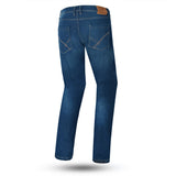 BELA TOUGH RIDER Denim Jeans Moto Calças Aleatório Azul 34L