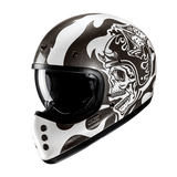 HJC V60 FLAME MC5 Casco Integral De Moto De Estilo Clásico