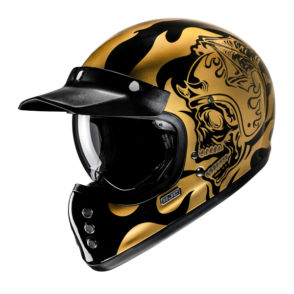 HJC V60 FLAME MC9 Casco Integral De Moto De Estilo Clásico Retro – 1 – Maximomoto PT
