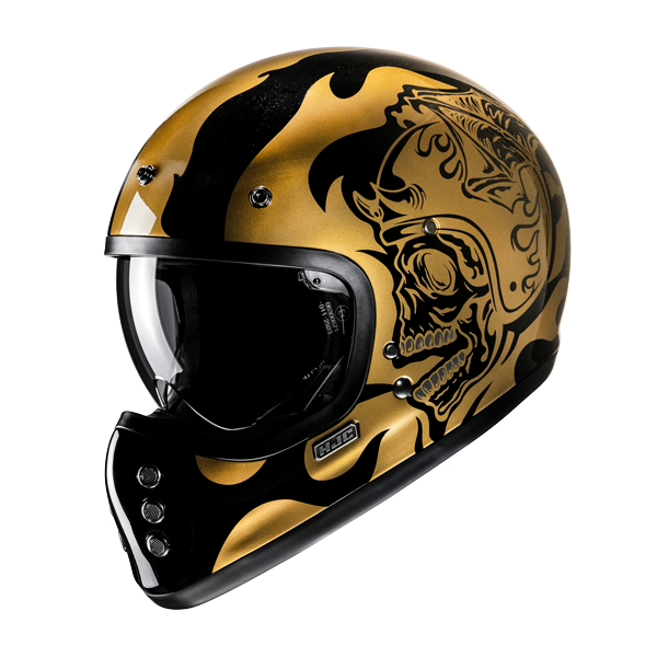 HJC V60 FLAME MC9 Casco Integral De Moto De Estilo Clásico Retro – 2 – Maximomoto PT