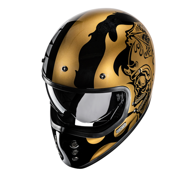 HJC V60 FLAME MC9 Casco Integral De Moto De Estilo Clásico Retro – 5 – Maximomoto PT