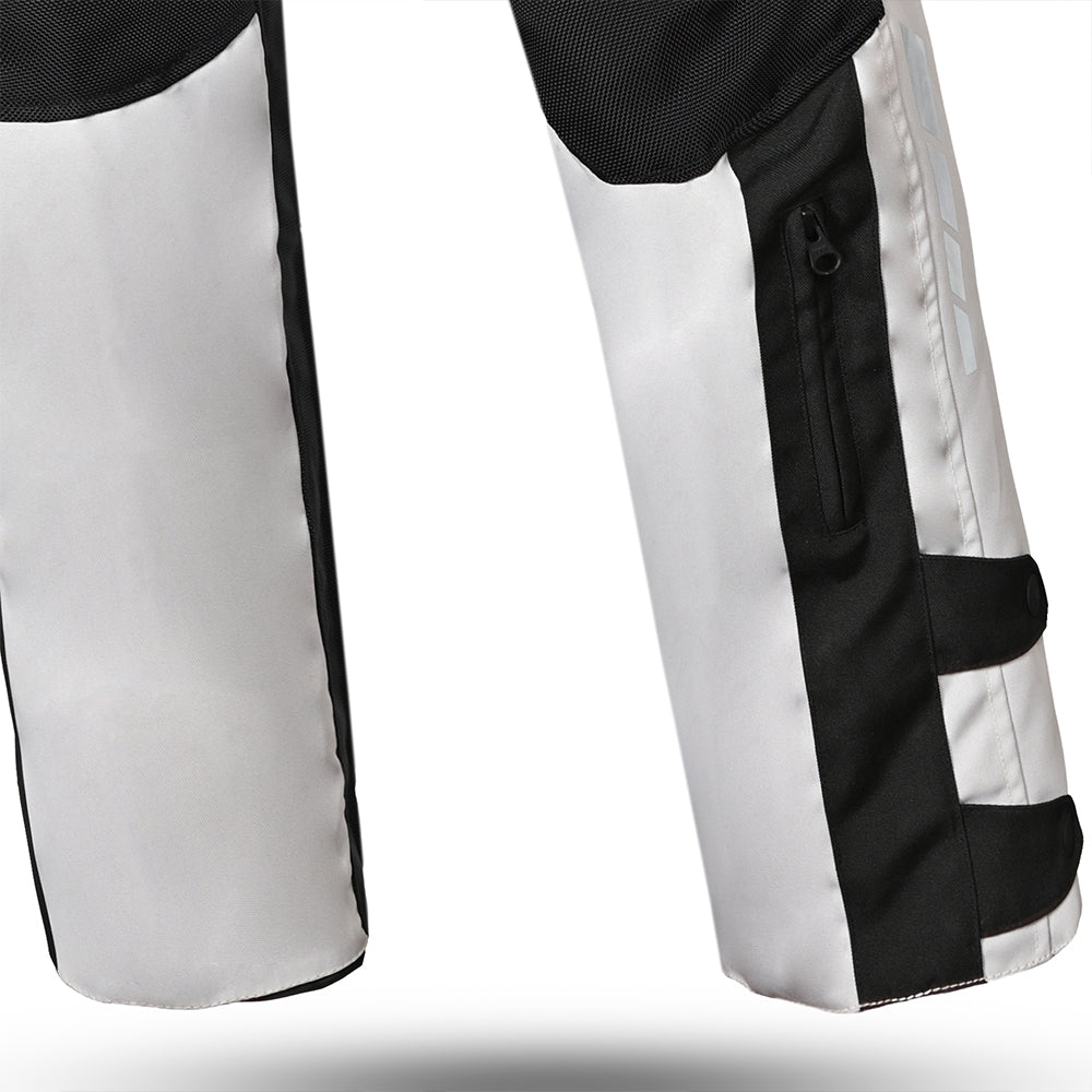 BELA EXTREME WP Crossroad Têxtil Motocicleta Calças Cinza Gelo Preto