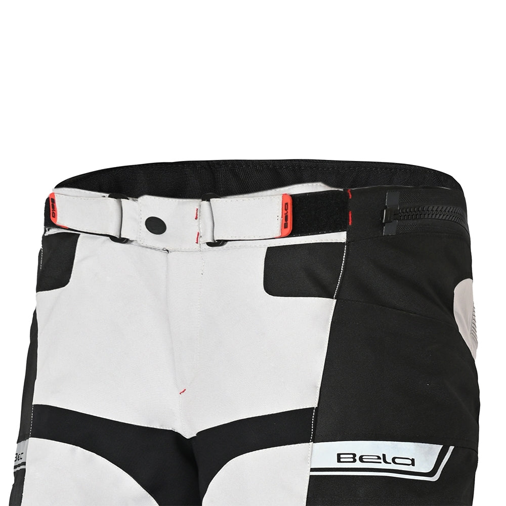 BELA EXTREME WP Crossroad Têxtil Motocicleta Calças Cinza Gelo Preto