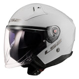 LS2 OF603 INFINITY II SOLID GLOSS WHITE-06