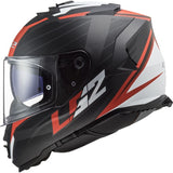 LS2 FF800 STORM NERVE MATT BLACK RED